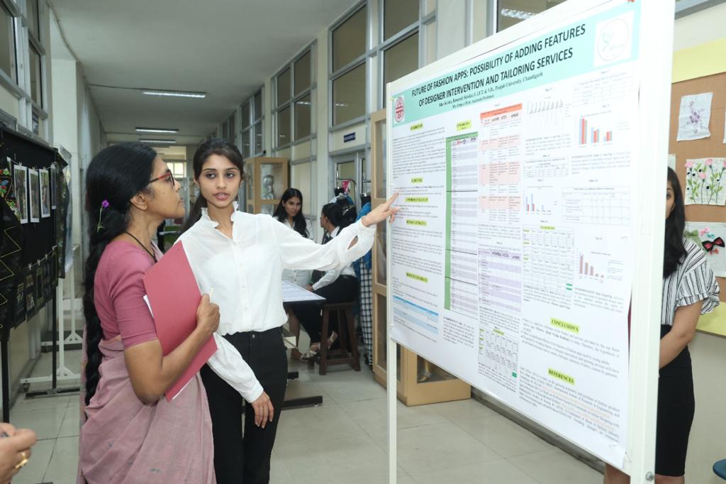 Research Poster Presentation and Release of E- Brochure “Research Dimensions” at UIFT & VD
